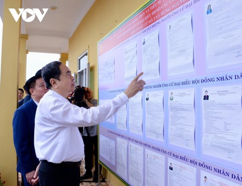 陈青敏对义安省的选举准备工作进行检查 - ảnh 1