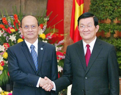 President Truong Tan Sang begins state visit to Myanmar - ảnh 1