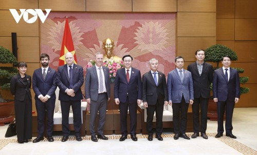 NA Chairman Vuong Dinh Hue hosts British Ambassador to Vietnam - ảnh 2