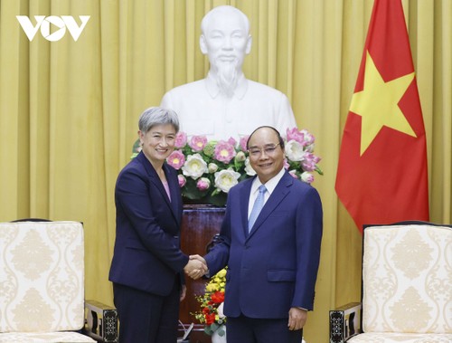 President receives Australian Minister for Foreign Affairs - ảnh 1