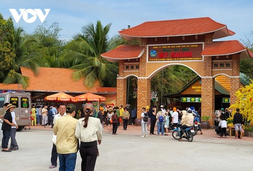Tourists flock to Mekong Delta during Lunar New Year - ảnh 2