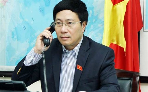 Mer Orientale : Pham Binh Minh s’entretient avec John Kerry - ảnh 1