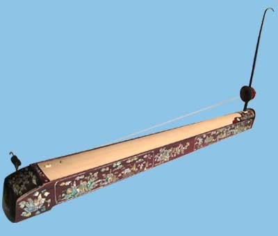 Le Monocorde Un Instrument Traditionnel Typique Du Vietnam