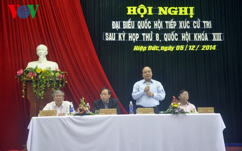 Nguyen Xuan Phuc rencontre des électeurs de Quang Nam - ảnh 1