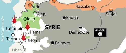 Bilan d’un mois de l’opération aérienne russe contre l’Etat islamique en Syrie - ảnh 1