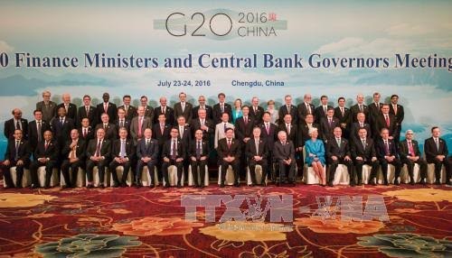 Le Brexit "renforce les incertitudes" pour l'économie mondiale, dit le G20 - ảnh 1