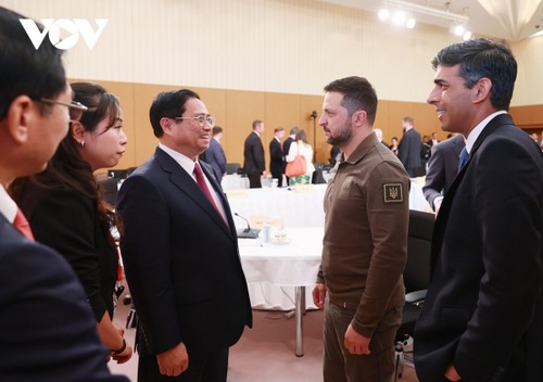 Sommet du G7: dernières rencontres de Pham Minh Chinh à Hiroshima - ảnh 3