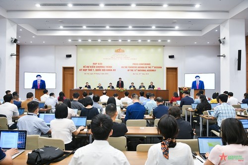 Conférence de presse sur la septième session de la quinzième législature - ảnh 1