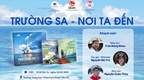 Vinschool talks nurture students’ love for homeland's sea and islands  - ảnh 1