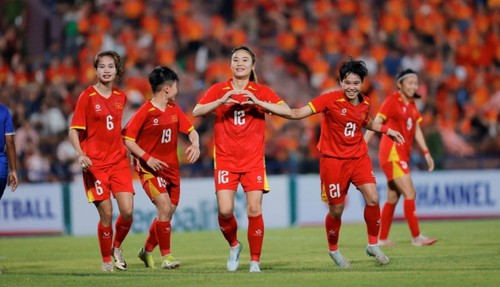 Vietnam scores 7-0 victory at AFC Women's Asian Cup Qualifiers - ảnh 1