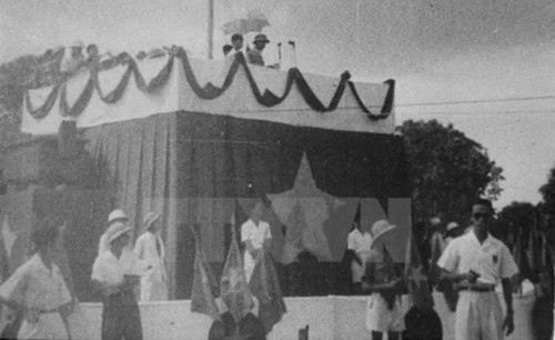 Historic declaration of independence featured at VOV's VR exhibition - ảnh 1