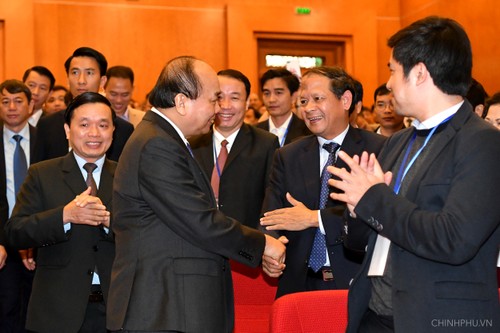 PM Nguyen Xuan Phuc menghadiri Konferensi Promosi Investasi Cao Bang - ảnh 1