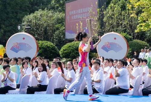 ASIAD 19: Kirab Obor Dimulai di Kota Hangzhou (Tiongkok) - ảnh 1