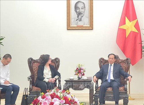 Deputi Menlu Vietnam, Bui Thanh Son Menerima Wakil Presiden Bank Dunia - ảnh 1