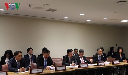 Sesionan la conferencia de cancilleres Asean-GCC en Nueva York - ảnh 1