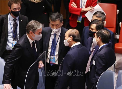 Presidente vietnamita se reúne con líderes participantes en el debate de la Asamblea General de la ONU - ảnh 1