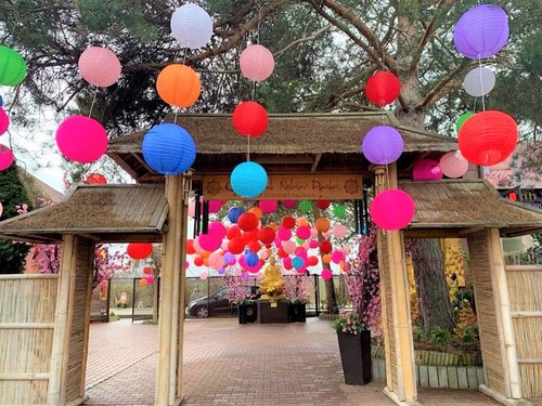 Visitas a las pagodas a principios del Año Nuevo Lunar: belleza cultural de Vietnam - ảnh 10