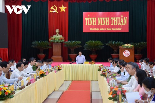 Primer ministro: Ninh Thuan debe crear nuevos recursos a favor de su desarrollo - ảnh 1