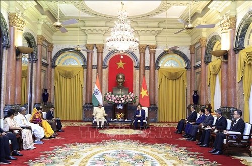 Presidente de Vietnam da la bienvenida al titular de la Cámara Baja de la India - ảnh 1