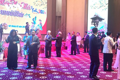 Vietnamese Embassy in Laos hosts New Year celebration - ảnh 2