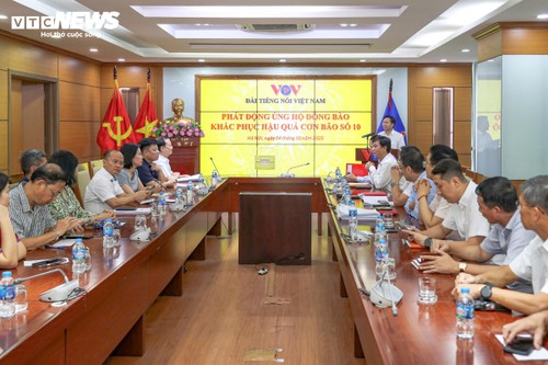 VOV launches fund-raising campaign for people affected by typhoon Bualoi - ảnh 1