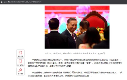 Chinese media report on Vietnamese top leader’s visit  - ảnh 2