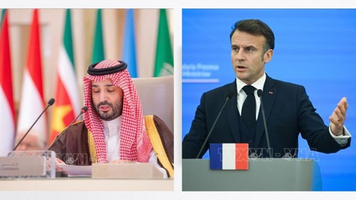 France, Saudi Arabia condemn Israeli airstrikes on Gaza  - ảnh 1