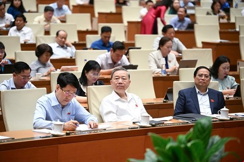 Lawmakers discuss socio-economic development, state budget - ảnh 1