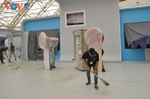 VOV nỗ lực chuẩn bị tái hiện lịch sử tại Triển lãm 80 năm hành trình Độc lập-Tự do-Hạnh phúc - ảnh 14