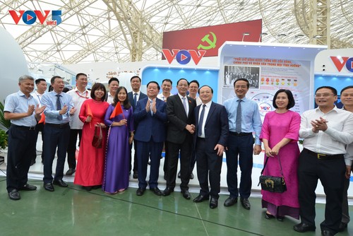 Ấn tượng trải nghiệm gian trưng bày của VOV tại Triển lãm quốc gia A80 - ảnh 2