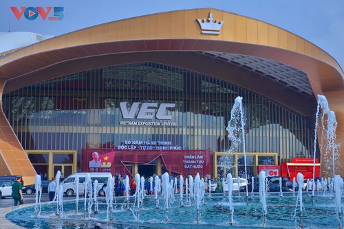 Dấu ấn khoa học kỹ thuật cao trong các gian Triển lãm quốc gia A80 - ảnh 1