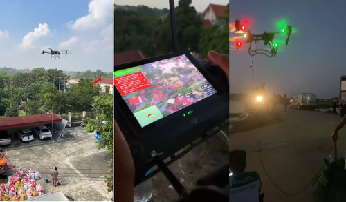 Phi công Drone đổ về miền Bắc trinh sát, thả hàng tấn hàng cứu trợ, cứu sống người bị lật thuyền trong đêm - ảnh 5