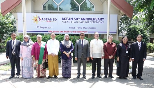 Levée des couleurs de l’ASEAN au Bangladesh - ảnh 1