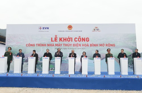 Centrale hydroélectrique de Hoà Binh: début des travaux d’extension  - ảnh 1