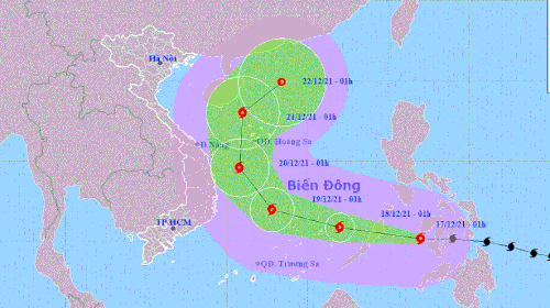 Un puissant typhon s’apprête à s’abattre sur les côtes vietnamiennes - ảnh 1