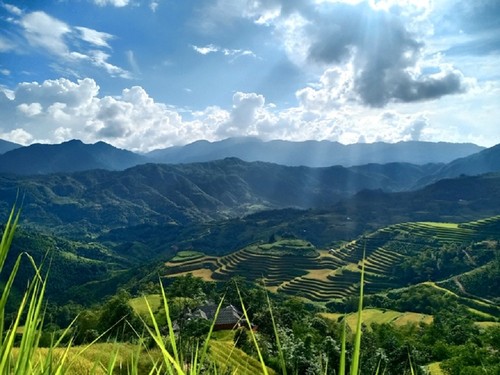 Vẻ đẹp ruộng bậc thang bản Phùng ở Hà Giang - ảnh 2