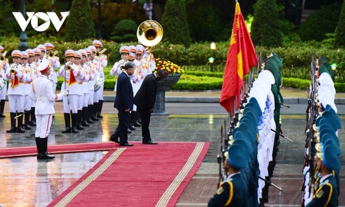 Tổng Bí thư, Chủ tịch nước chủ trì lễ đón chính thức Tổng thống Guinea-Bissau - ảnh 4