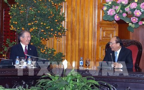 フック首相、日本メコン地域経済委員会委員長と会見 - ảnh 1