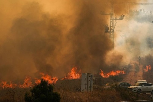 レバノンとパレスチナのガザ地区で空爆 犠牲者増え続ける - ảnh 1