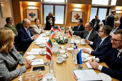 EU首脳会議 ウクライナを巡り欧州が戦略的試練に直面 - ảnh 1