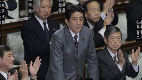 安倍晋三出任日本新首相 - ảnh 1