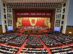 越南祖国阵线中央委员会主席黄担电贺新当选的中国全国政协主席俞正声 - ảnh 1