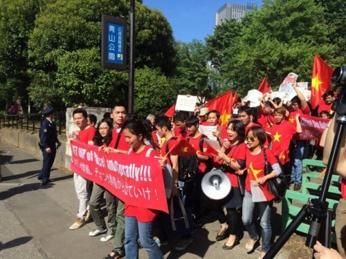 旅居世界各国越南人反对中国侵犯越南主权 - ảnh 1