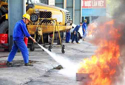 全国劳动卫生安全与防火防爆周在巴地头顿省启动 - ảnh 1