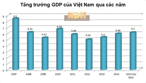 2015年越南经济继续增长 - ảnh 1