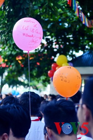 河内各所学校举行新学年开学典礼 - ảnh 7