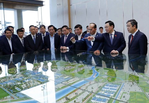 国会主席王庭惠看望太平省政策优抚家庭和工人并向他们赠送年礼 - ảnh 1