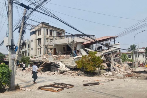 缅甸发生7.7级地震 - ảnh 1