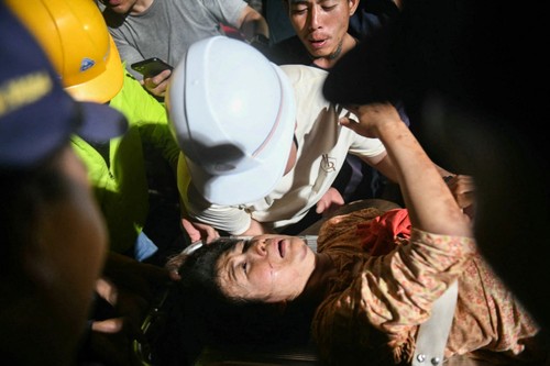 缅甸地震死亡人数持续上升。国际社会紧急救援 - ảnh 2