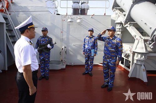 越南和中国海军交流并开展联合巡逻 - ảnh 1